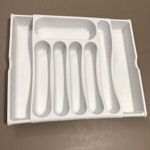 Sterilite Expandable Cutlery Tray Silverware Tray